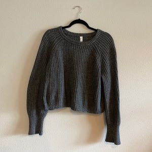 American Apparel | grey knit sweater